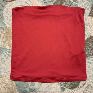 Abercrombie Tube Top Gorgeous Berry Pink Red color Small EUC